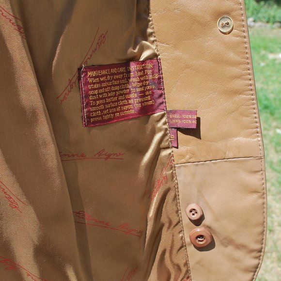 Vintage Etienne Aigner Equestrian Leather Jacket - Picture 13 of 14